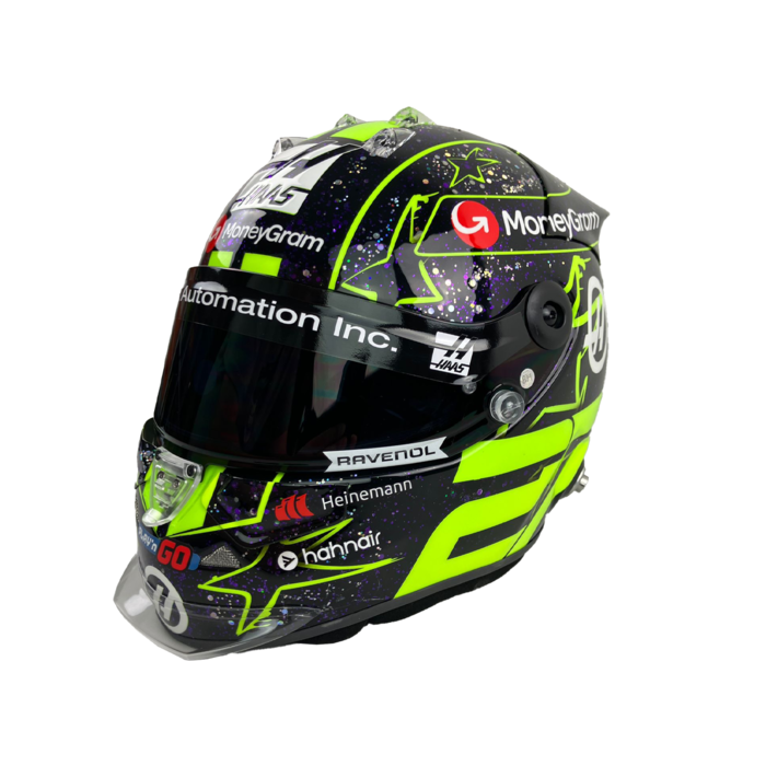 Imagen 1:2 Nico Hulkenberg Casco nocturno 2024